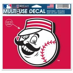Cincinnati Reds Retro Logo - 4.5x5.75 Die Cut Multi Use Ultra Decal