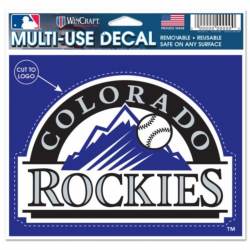 Colorado Rockies Script Logo - 4.5x5.75 Die Cut Multi Use Ultra Decal