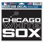 Chicago White Sox Script Wordmark Logo - 4.5x5.75 Die Cut Multi Use Ultra Decal