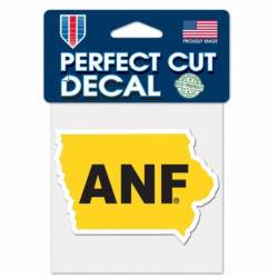 University Of Iowa Hawkeyes America Needs Farmers - 4x4 Die Cut Decal