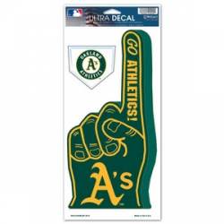 Oakland Athletics A's - Finger Ultra Decal 2 Pack