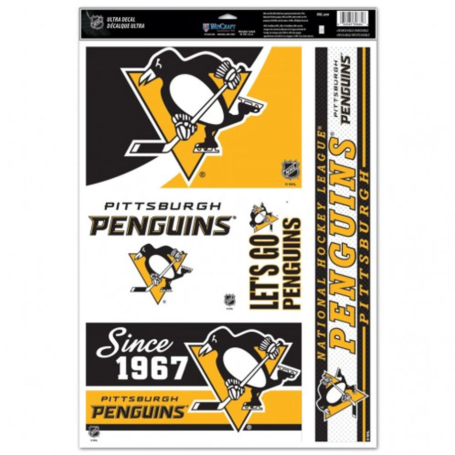 Pittsburgh Penguins Set of 5 Ultra Decals at Sticker Shoppe