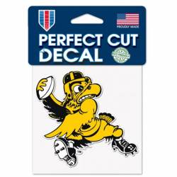 University Of Iowa Hawkeyes Retro Herky - 4x4 Die Cut Decal