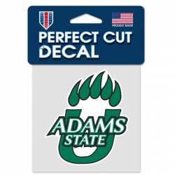 Adams State University Grizzlies Logo - 4x4 Die Cut Decal