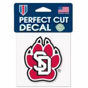 University Of South Dakota Coyotes - 4x4 Die Cut Decal