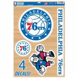 Philadelphia 76ers - Set of 4 Ultra Decals