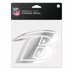 Baltimore Ravens - 6x6 Chrome Die Cut Decal