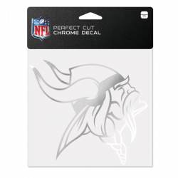 Minnesota Vikings - 6x6 Chrome Die Cut Decal