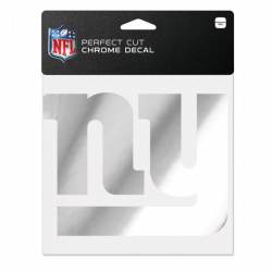 New York Giants - 6x6 Chrome Die Cut Decal