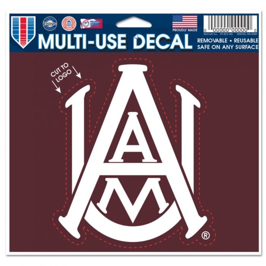 Alabama A&M University Bulldogs - 4.5x5.75 Die Cut Ultra Decal