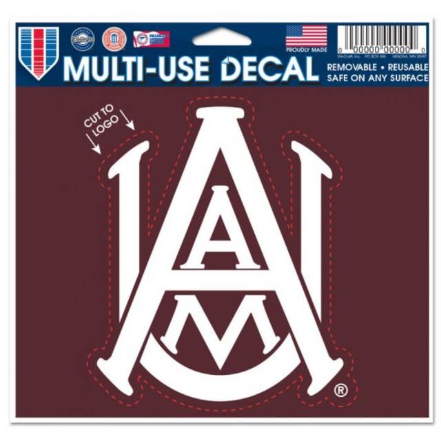 Alabama A&M University Bulldogs - 4.5x5.75 Die Cut Ultra Decal