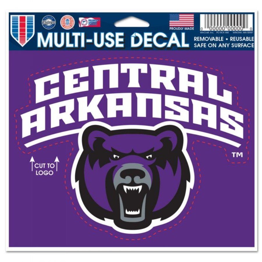 University Of Central Arkansas Bears 4.5x5.75 Die Cut Ultra Decal at