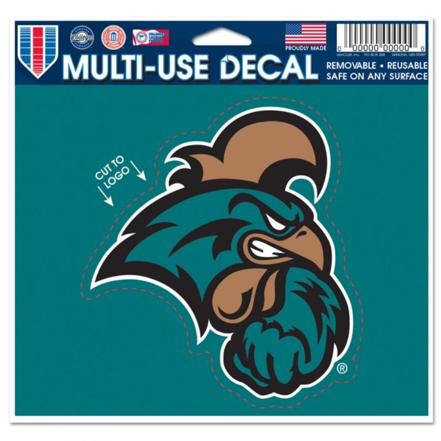 Coastal Carolina University Chanticleers - 4.5x5.75 Die Cut Ultra Decal