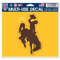 University Of Wyoming Cowboys - 4.5x5.75 Die Cut Ultra Decal