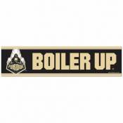 Purdue University Boilermakers Boiler Up Slogan - 3x12 Bumper Sticker Strip