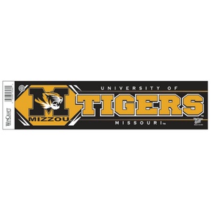 University Of Missouri Tigers - 3x12 Bumper Sticker Strip