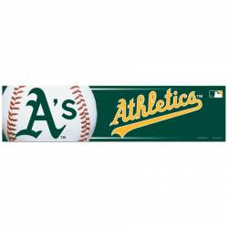 Oakland Athletics A's - 3x12 Bumper Sticker Strip