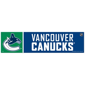 Vancouver Canucks - 3x12 Bumper Sticker Strip