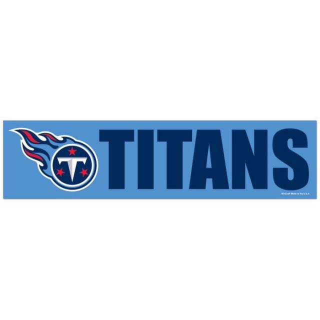 Tennessee Titans - 3x12 Bumper Sticker Strip