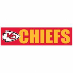 Kansas City Chiefs - 3x12 Bumper Sticker Strip