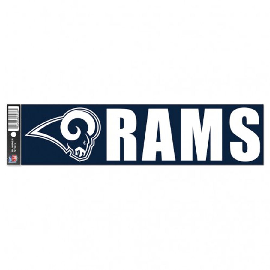 Los Angeles Rams Sticker Los Angeles Rams - 3x12 Bumper Sticker Strip at Sticker Shoppe