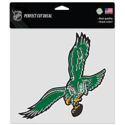 Philadelphia Eagles Retro Vintage Logo - 8x8 Die Cut Decal