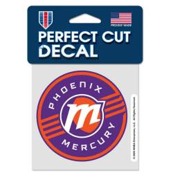 Phoenix Mercury Logo - 4x4 Die Cut Decal