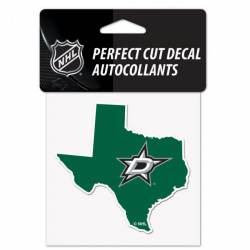 Dallas Stars Home State Texas - 4x4 Die Cut Decal