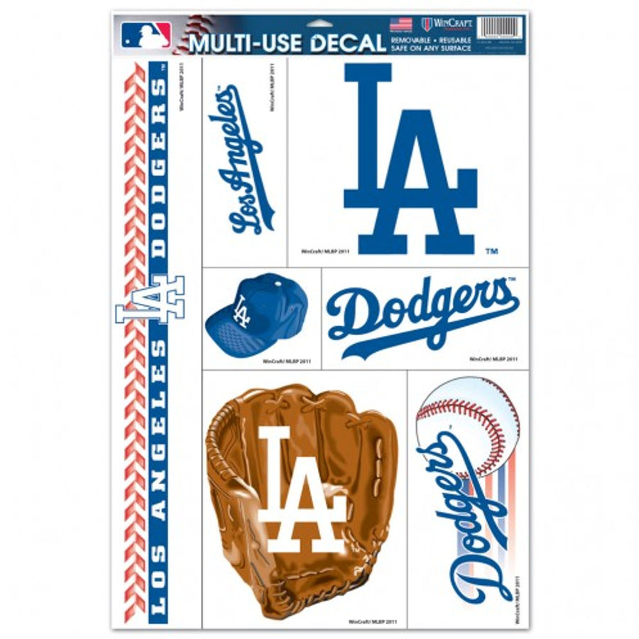 Los Angeles Dodgers Set of 7 Ultra Decals at Sticker Shoppe