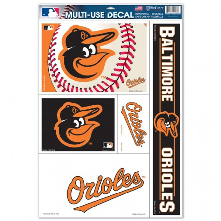 Baltimore Orioles Logo - Set of 5 Ultra Decals