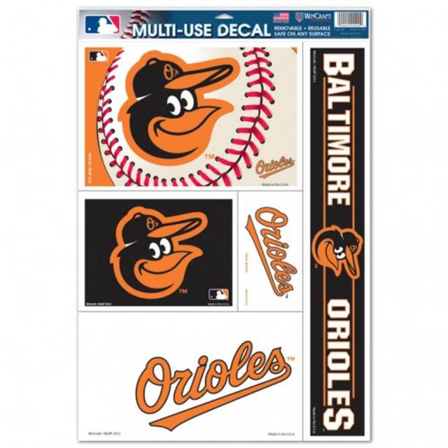 Baltimore Orioles Logo - Set of 5 Ultra Decals