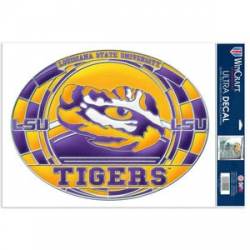 Louisiana State University LSU Tigers - Stained Glass 11x17 Ultra Decal