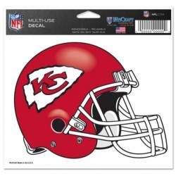 Kansas City Chiefs Helmet - 5x6 Ultra Decal