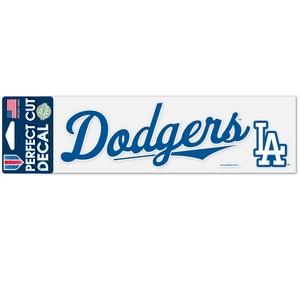 Los Angeles Dodgers Logo - 3x10 Die Cut Decal