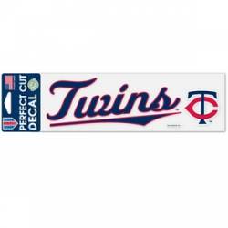Minnesota Twins Logo - 3x10 Die Cut Decal