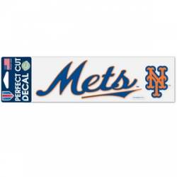 New York Mets Logo - 3x10 Die Cut Decal