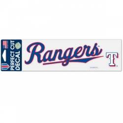 Texas Rangers Logo - 3x10 Die Cut Decal