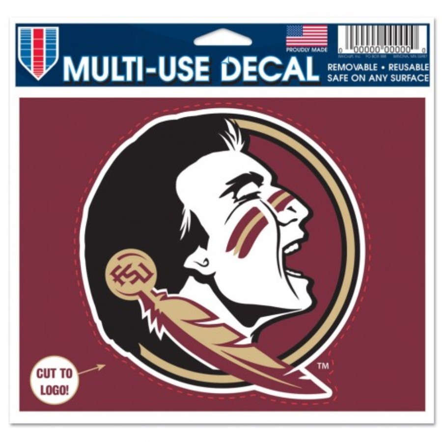Florida State University Seminoles - 4.5X5.75 Die Cut Ultra Decal At ...