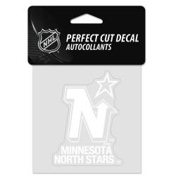 Minnesota North Stars - 4x4 White Die Cut Decal