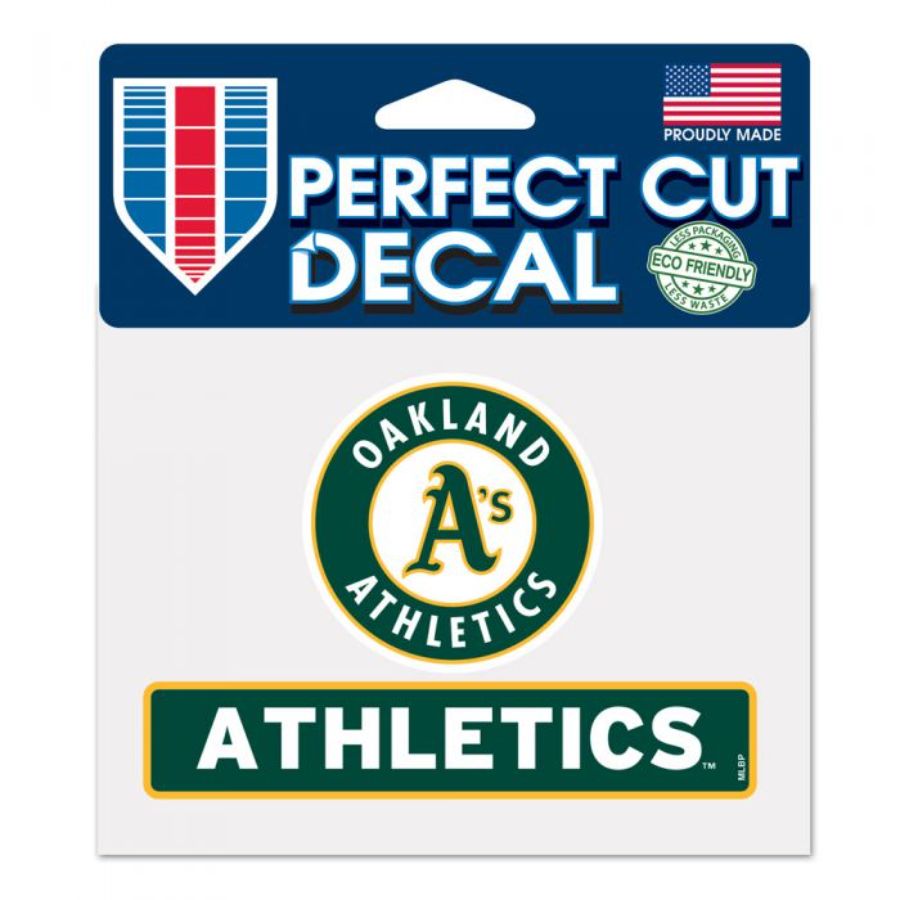 Oakland Athletics 4x5 Die Cut Decal at Sticker Shoppe
