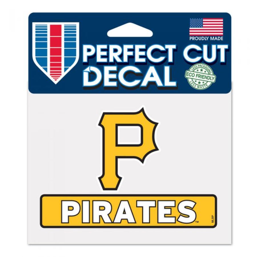 Pittsburgh Pirates 4x5 Die Cut Decal at Sticker Shoppe