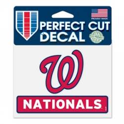 Washington Nationals - 4x5 Die Cut Decal