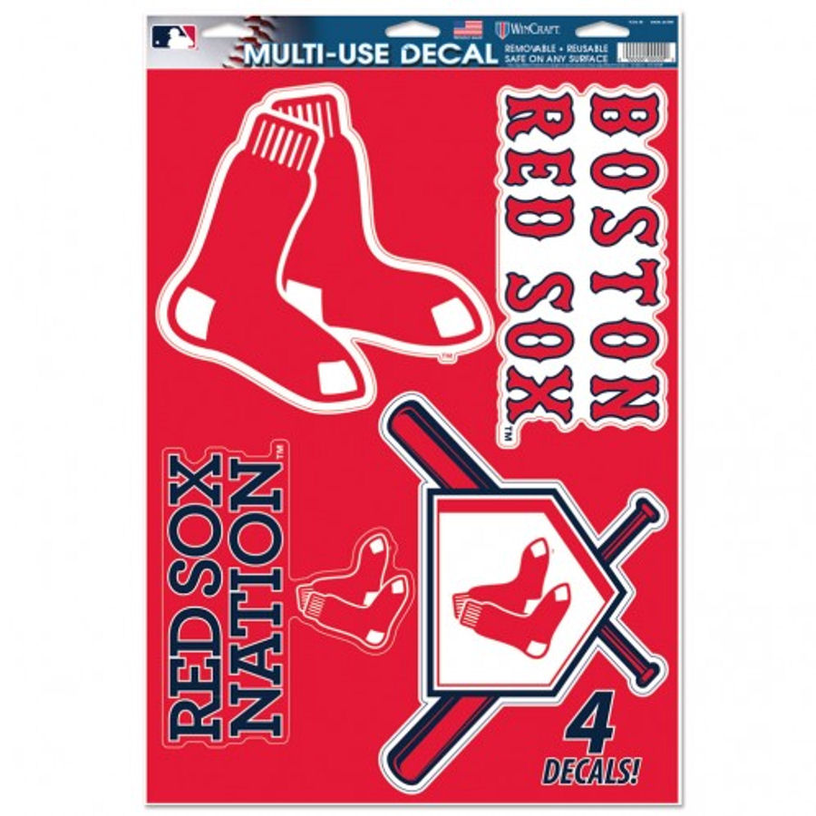 Boston Red Sox Set of 4 Ultra Decals at Sticker Shoppe