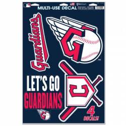 Cleveland Guardians - Set Of 4 Ultra Decals