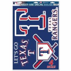 Texas Rangers - Set of 4 Ultra Decals