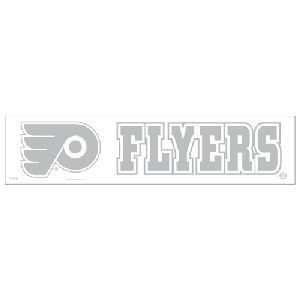 Philadelphia Flyers - 4x16 White Die Cut Decal