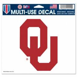 04-05-02 Oklahoma Sooner Logo Vinyl Decal Sticker Car Window Big 12 