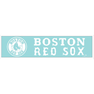 Boston Red Sox - 4x17 White Die Cut Decal