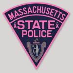 Massachusetts State Police Pink Breast Cancer Awareness - Vinyl Sticker
