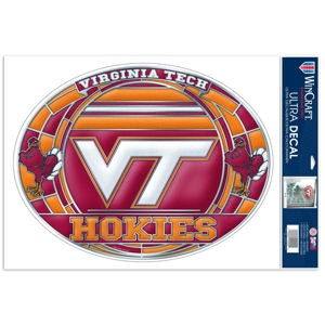 Virginia Tech Hokies - Stained Glass 11x17 Ultra Decal